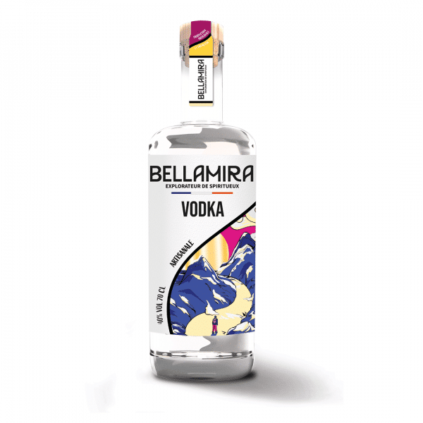 Bouteille de vodka Bellamira